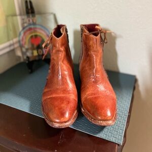 Bed Stu Cobbler Women's Tan Ankle Boots Size 8 1/2
